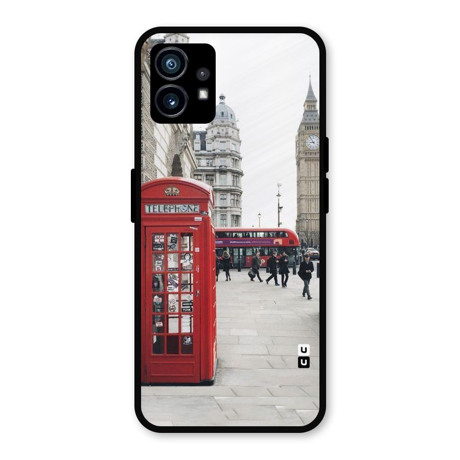 Booth In Red Metal Back Case for Nothing Phone 1