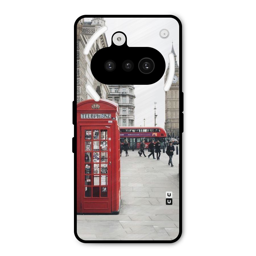 Booth In Red Metal Back Case for Nothing Phone 3a