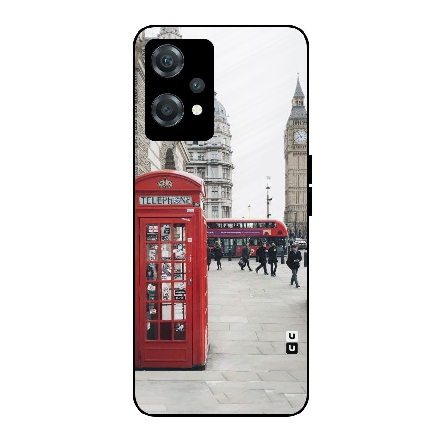 Booth In Red Metal Back Case for OnePlus Nord CE 2 Lite 5G