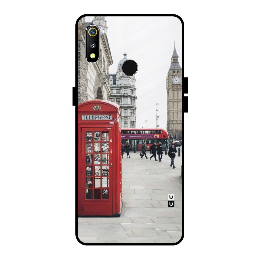 Booth In Red Metal Back Case for Realme 3