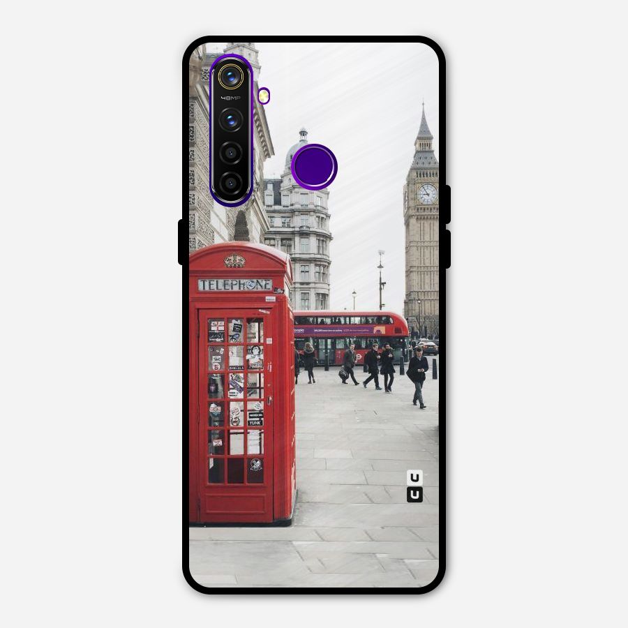 Booth In Red Metal Back Case for Realme 5 Pro