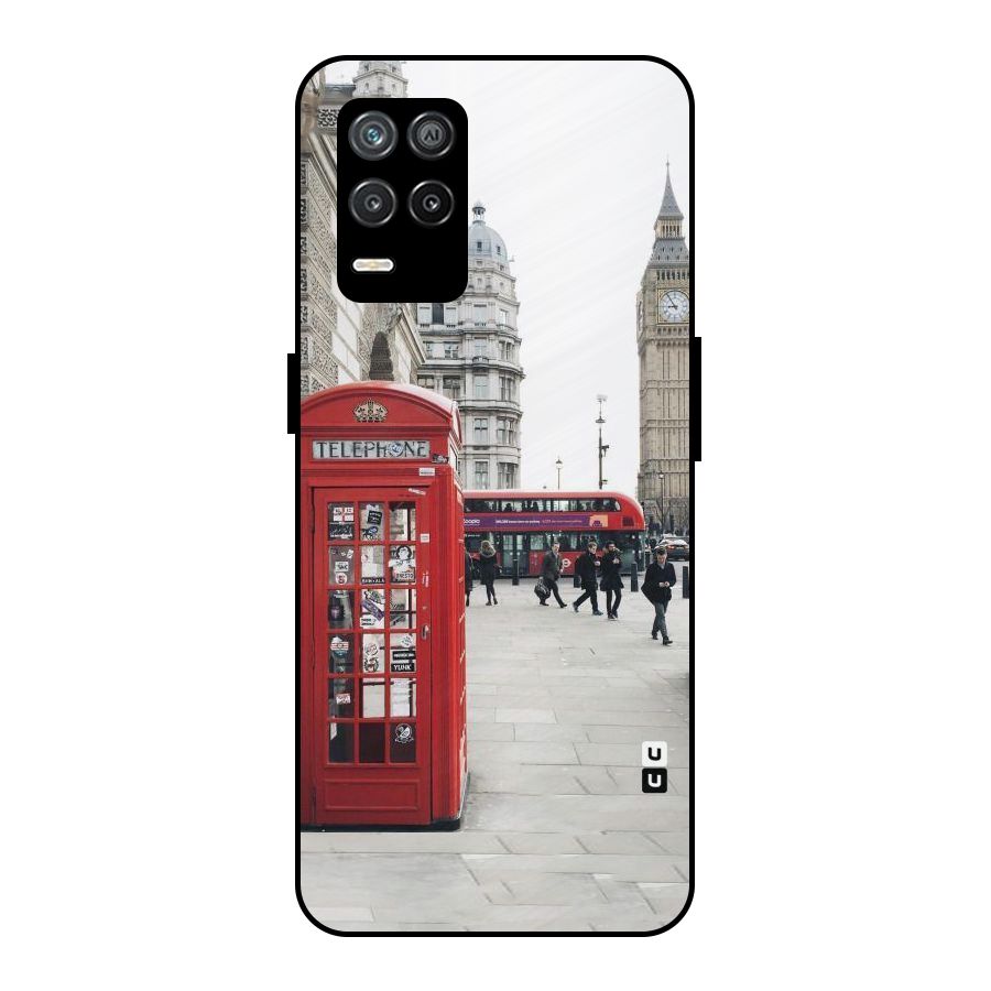Booth In Red Metal Back Case for Realme 8s 5G
