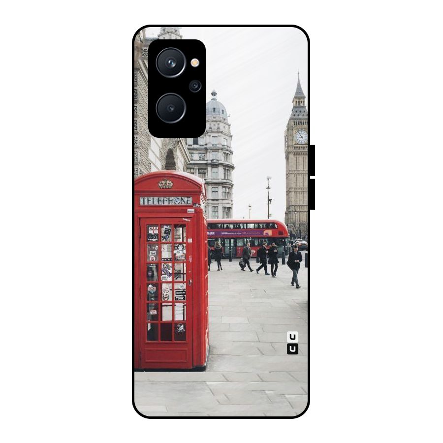 Booth In Red Metal Back Case for Realme 9i 5G