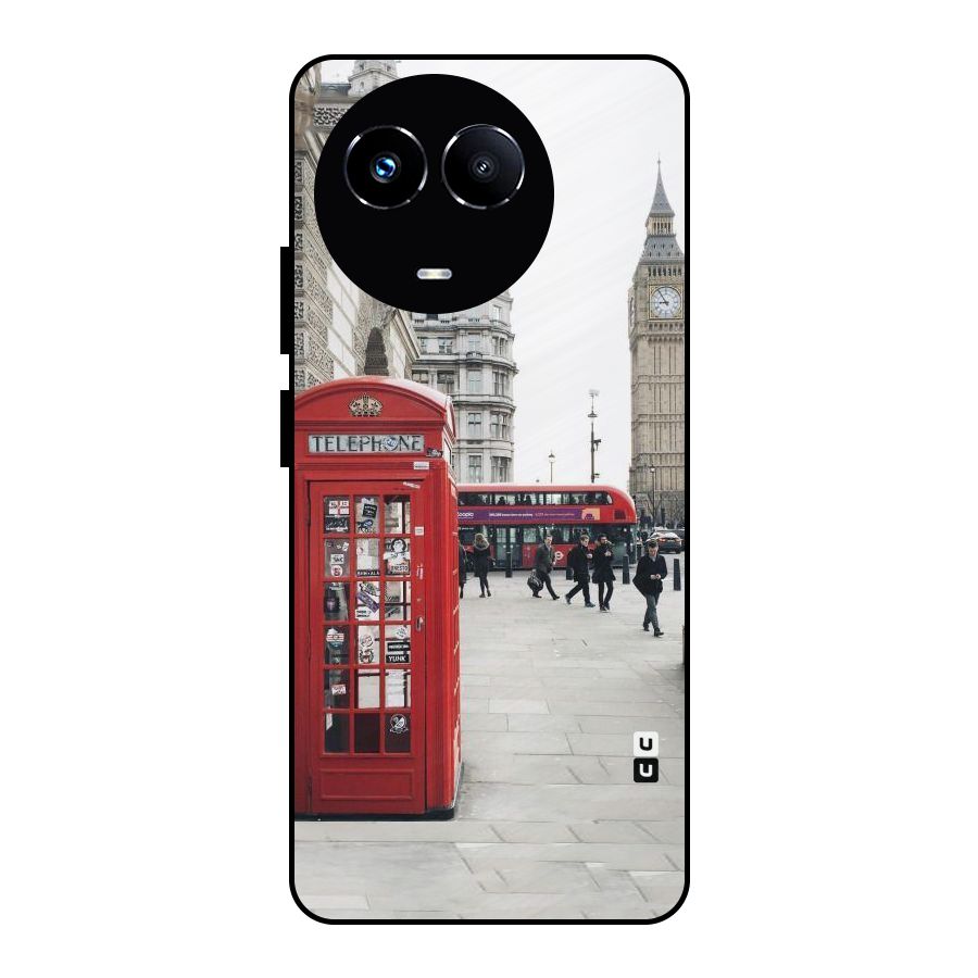 Booth In Red Metal Back Case for Realme Narzo 60X
