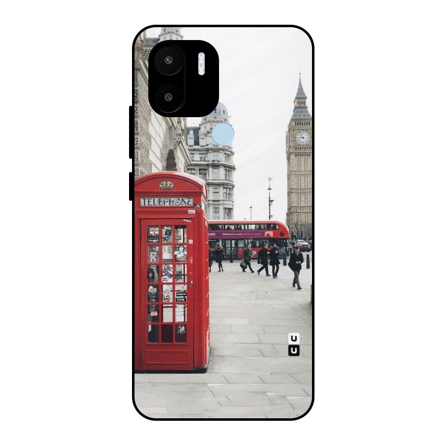 Booth In Red Metal Back Case for Redmi A2+