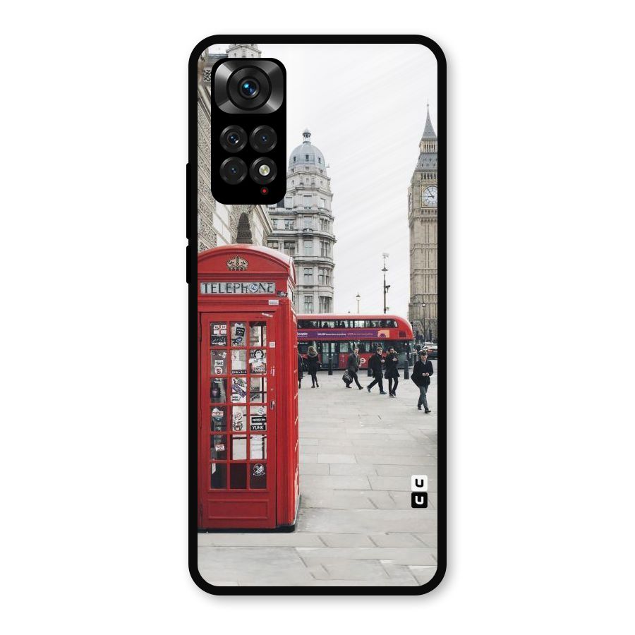 Booth In Red Metal Back Case for Redmi Note 11s