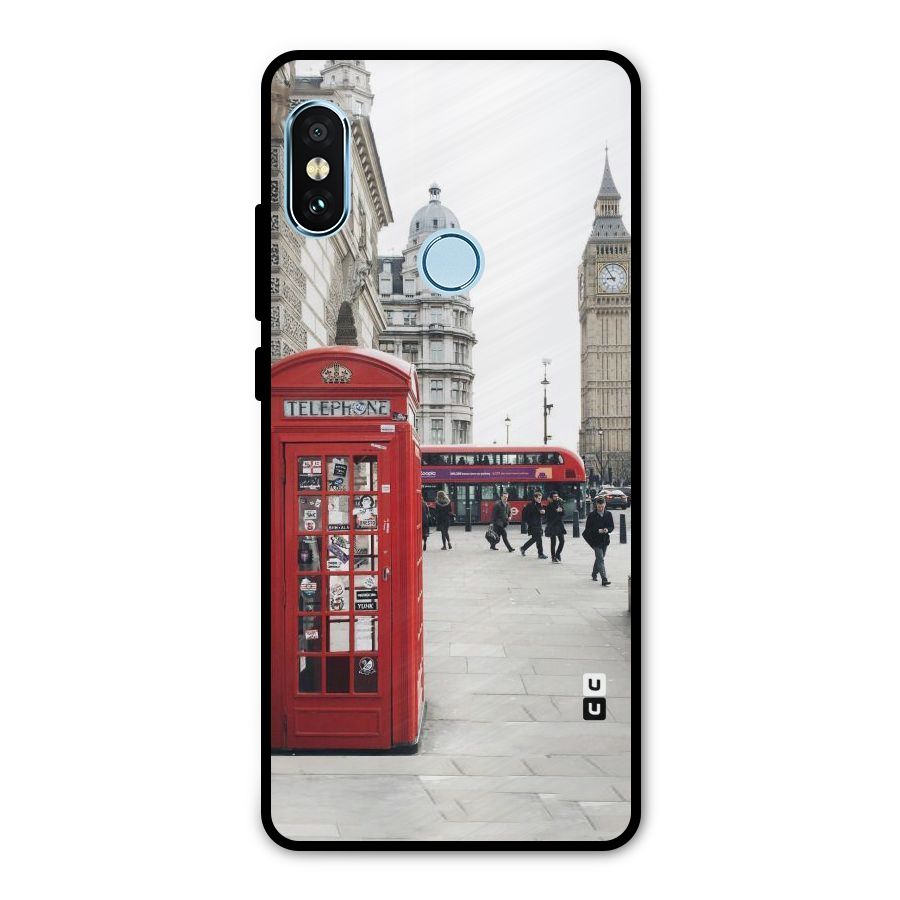 Booth In Red Metal Back Case for Redmi Note 5 Pro