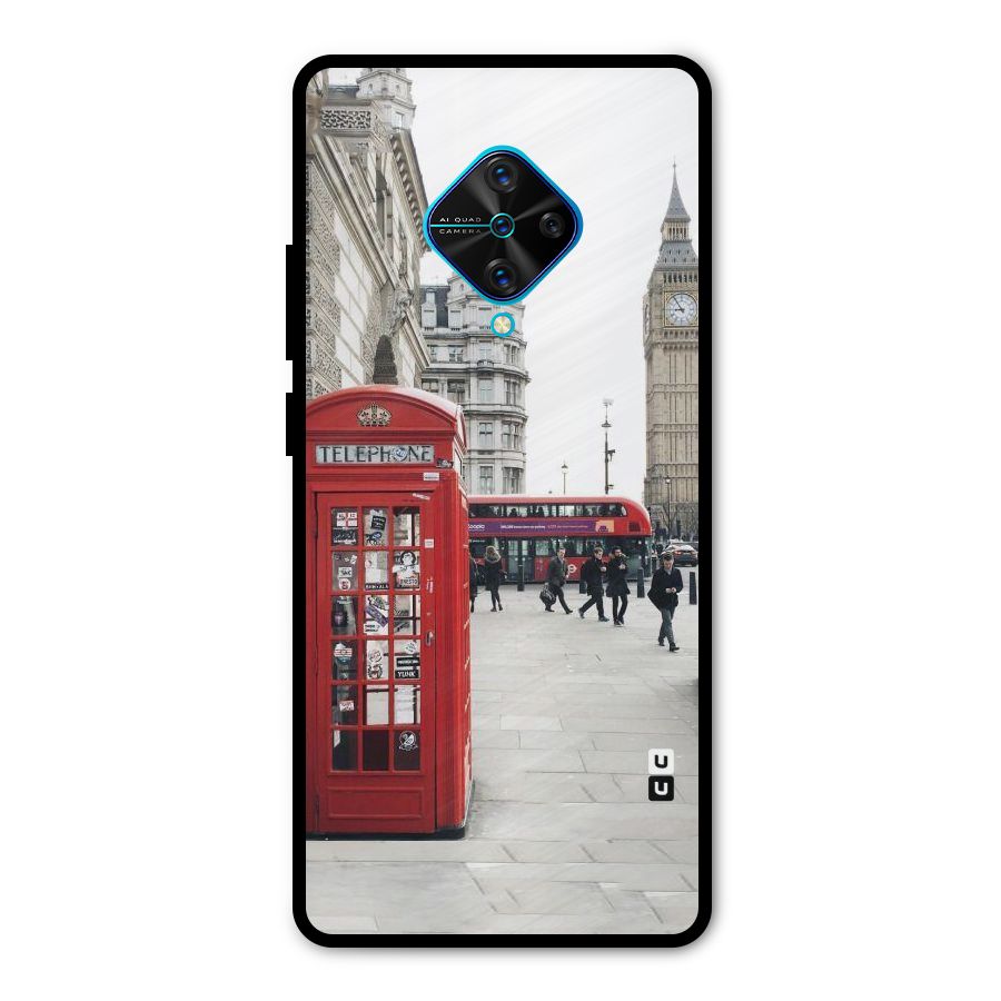 Booth In Red Metal Back Case for Vivo S1 Pro