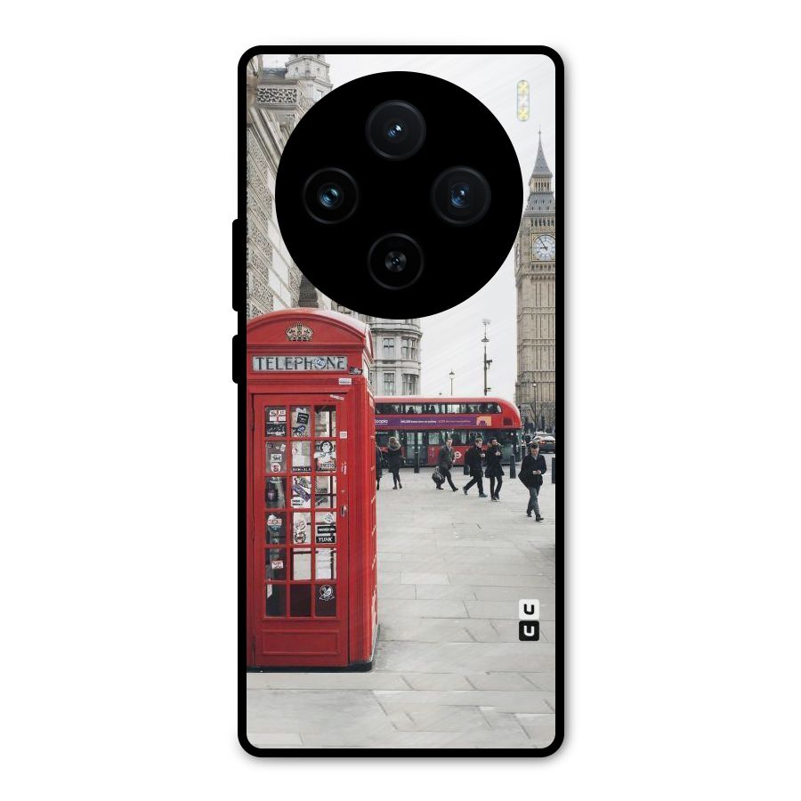 Booth In Red Metal Back Case for Vivo X100