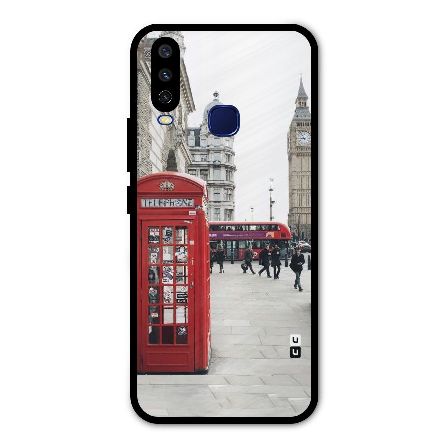 Booth In Red Metal Back Case for Vivo Y15