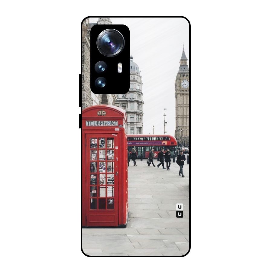 Booth In Red Metal Back Case for Xiaomi 12 Pro