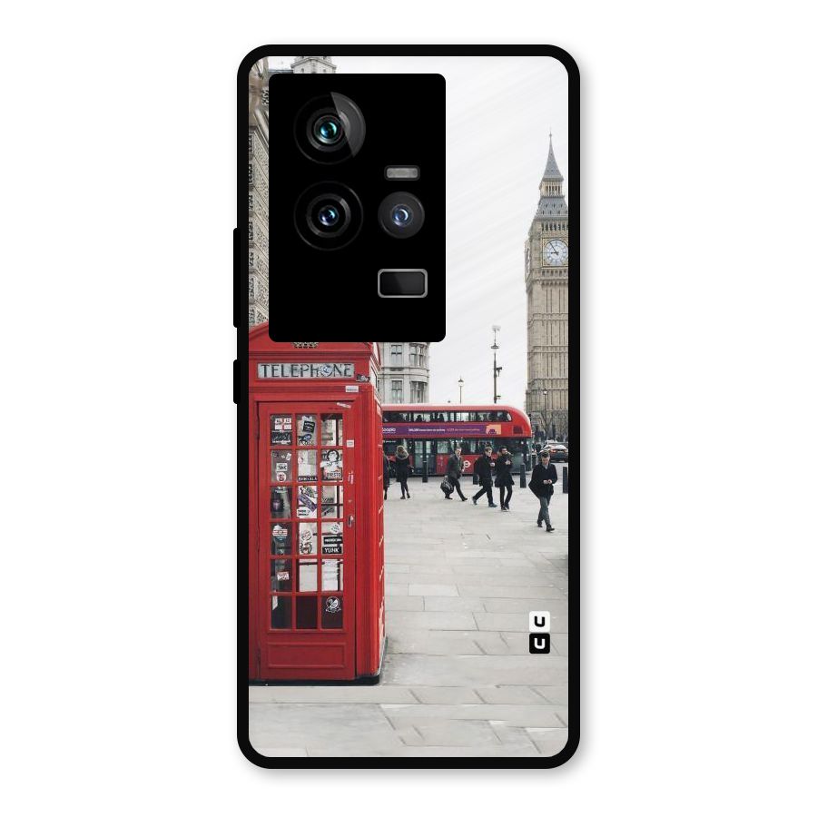 Booth In Red Metal Back Case for iQOO 11 5G