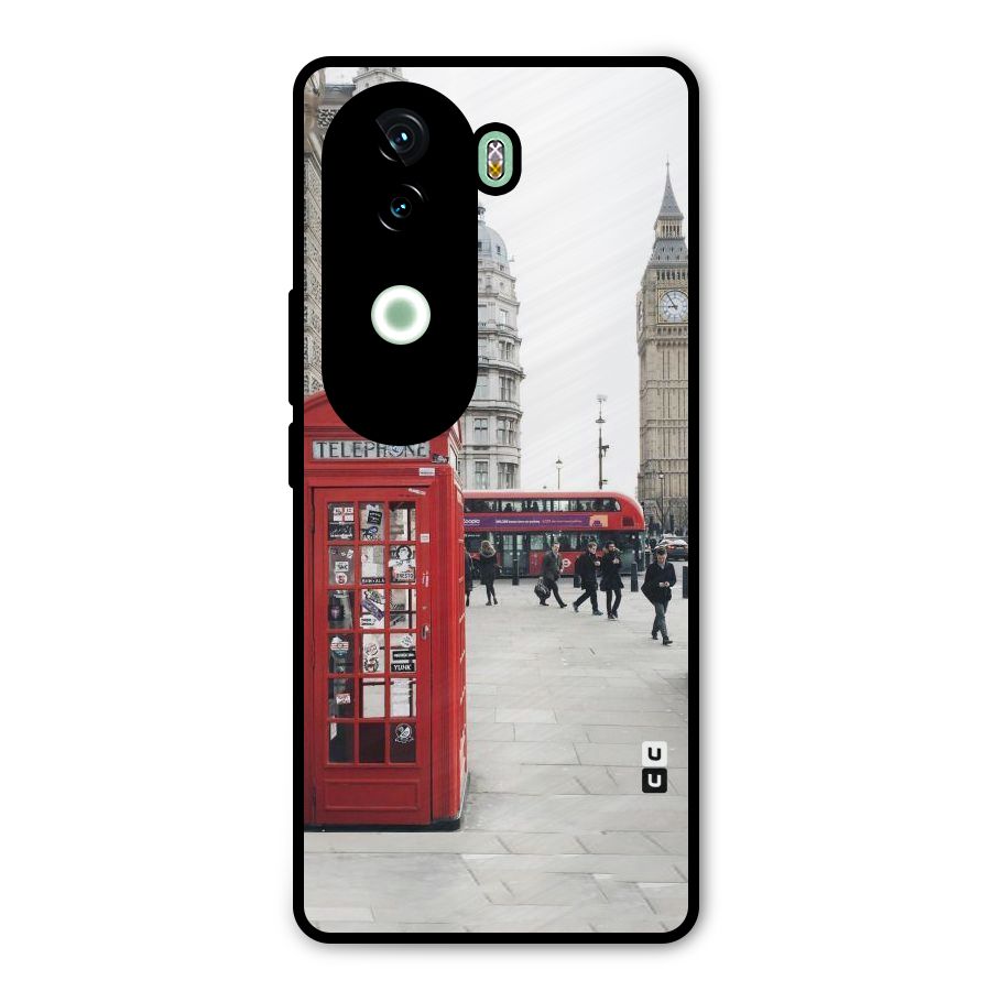 Booth In Red Metal Back Case for iQOO Z9s