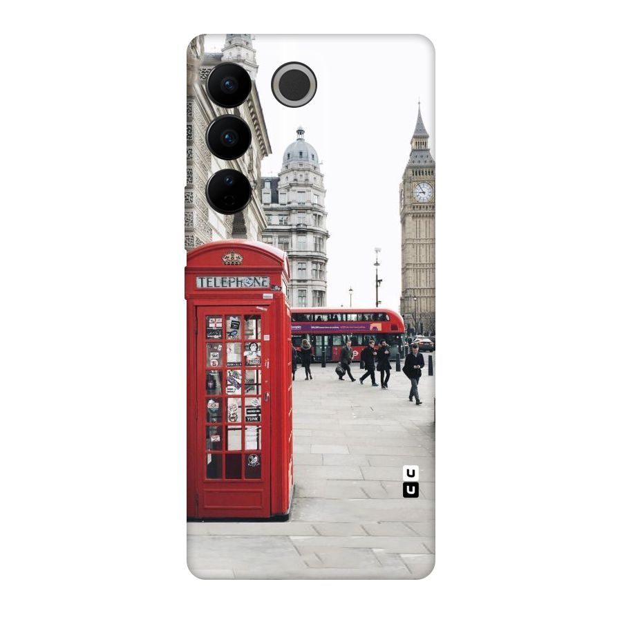 Booth In Red Original Polycarbonate Back Case for Vivo V27