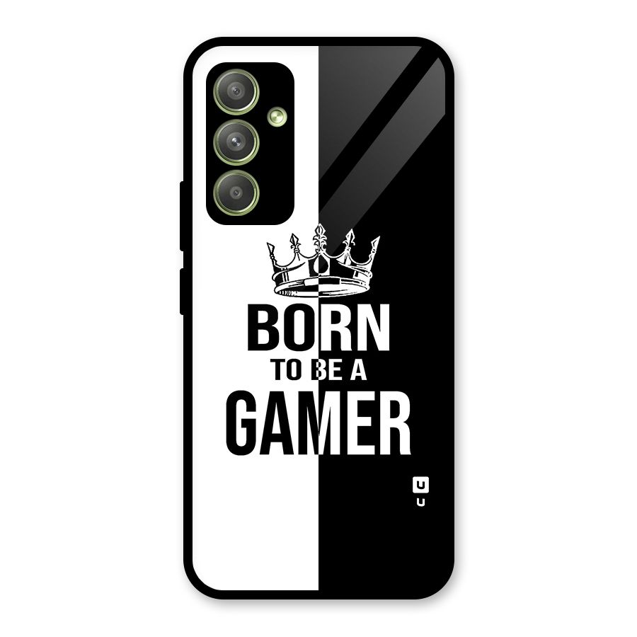 Born To Be Gamer Glass Back Case for Galaxy A54