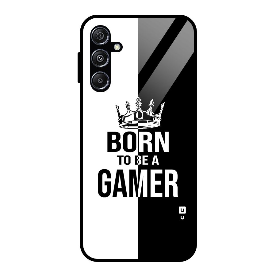 Born To Be Gamer Glass Back Case for Galaxy M34 5G