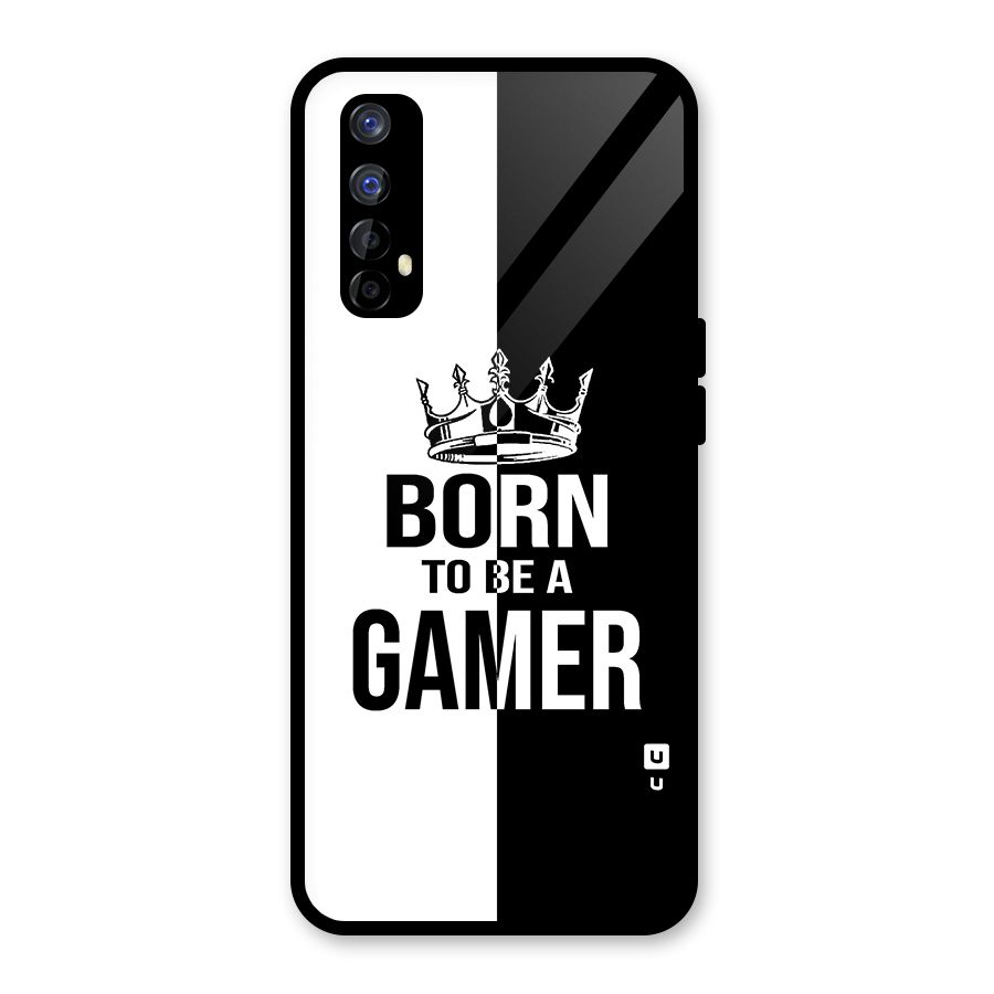 Born To Be Gamer Glass Back Case for Realme 7