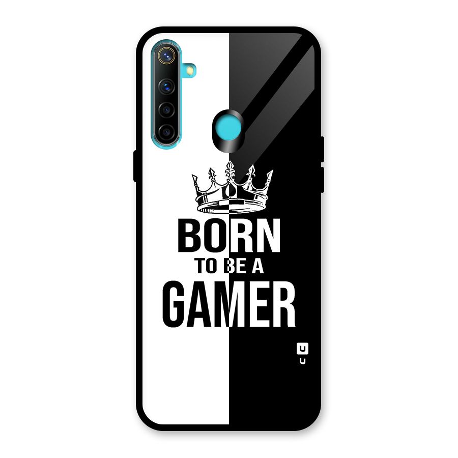 Born To Be Gamer Glass Back Case for Realme Narzo 10