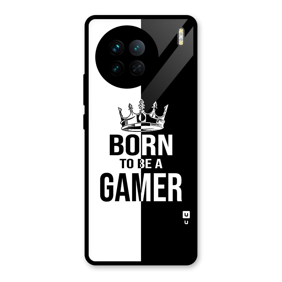 Born To Be Gamer Glass Back Case for Vivo X90