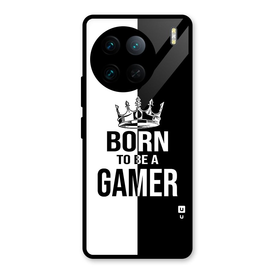 Born To Be Gamer Glass Back Case for Vivo X90 Pro