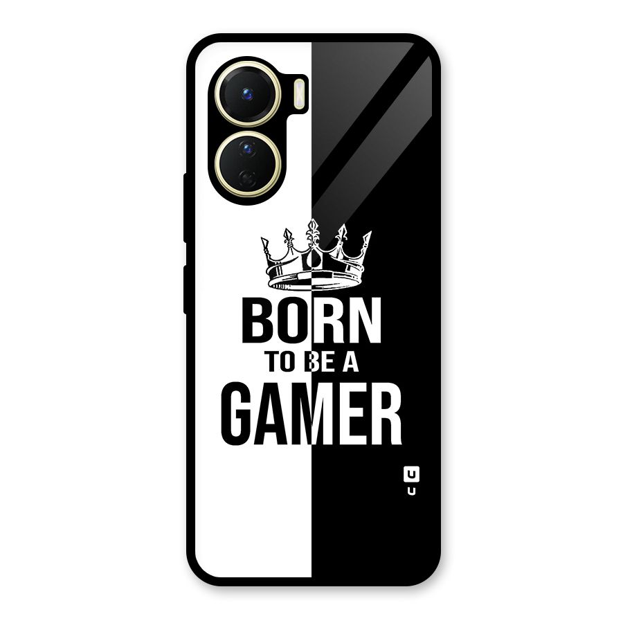 Born To Be Gamer Glass Back Case for Vivo Y56