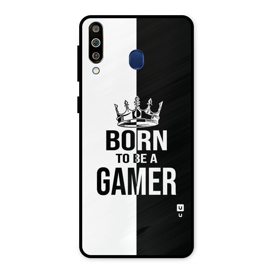 Born To Be Gamer Metal Back Case for Galaxy M30