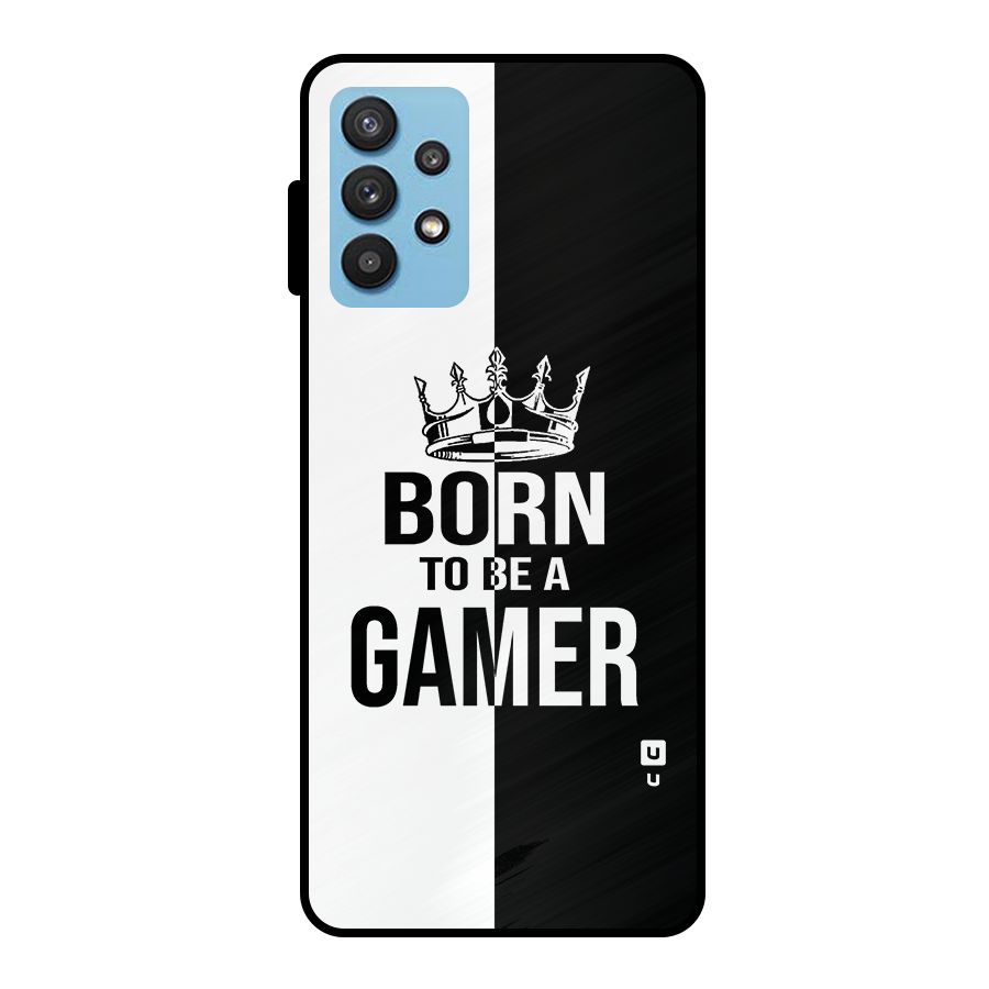Born To Be Gamer Metal Back Case for Galaxy M32 5G