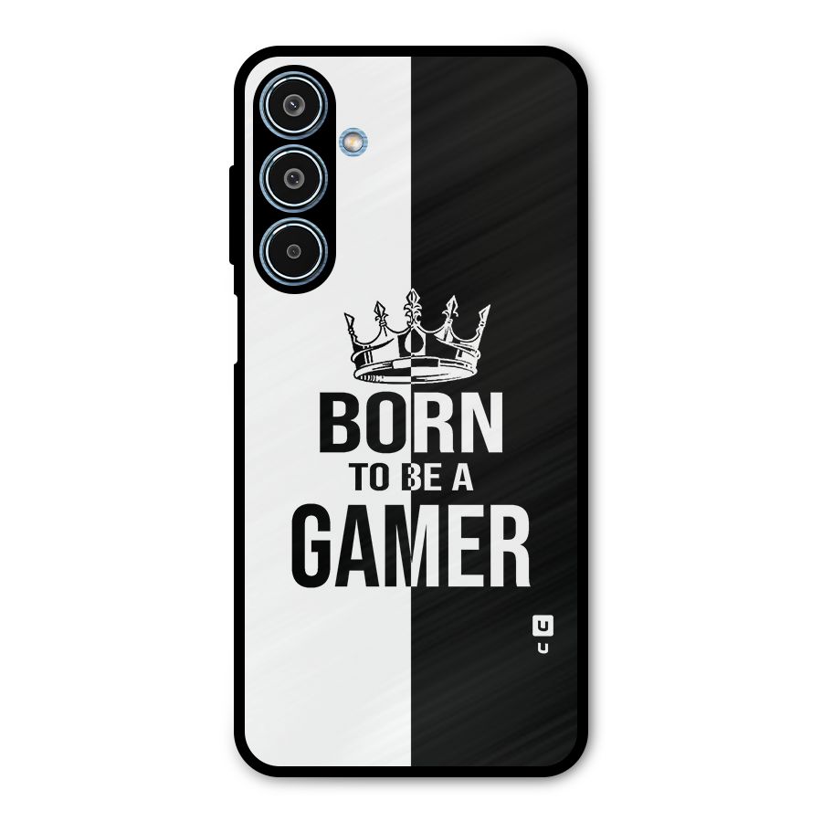 Born To Be Gamer Metal Back Case for Galaxy M35