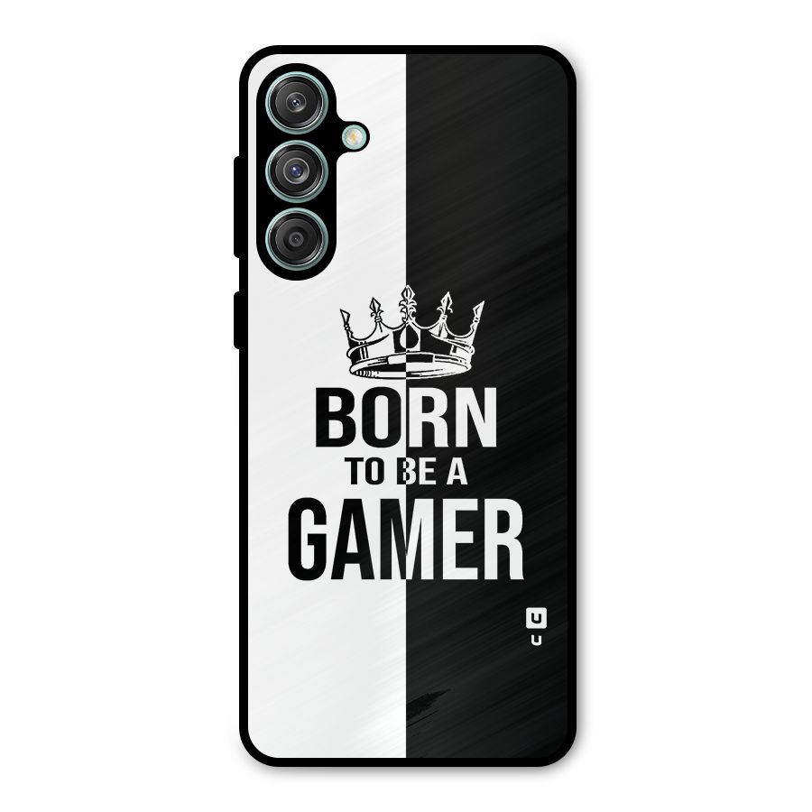 Born To Be Gamer Metal Back Case for Galaxy M55 5G