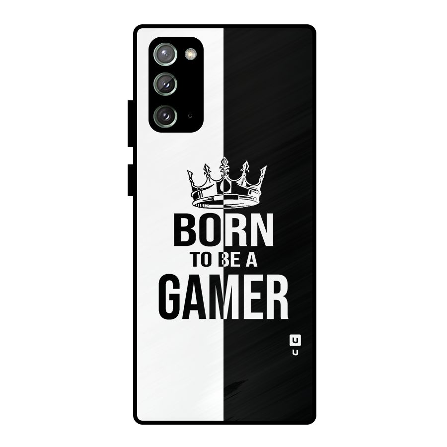 Born To Be Gamer Metal Back Case for Galaxy Note 20