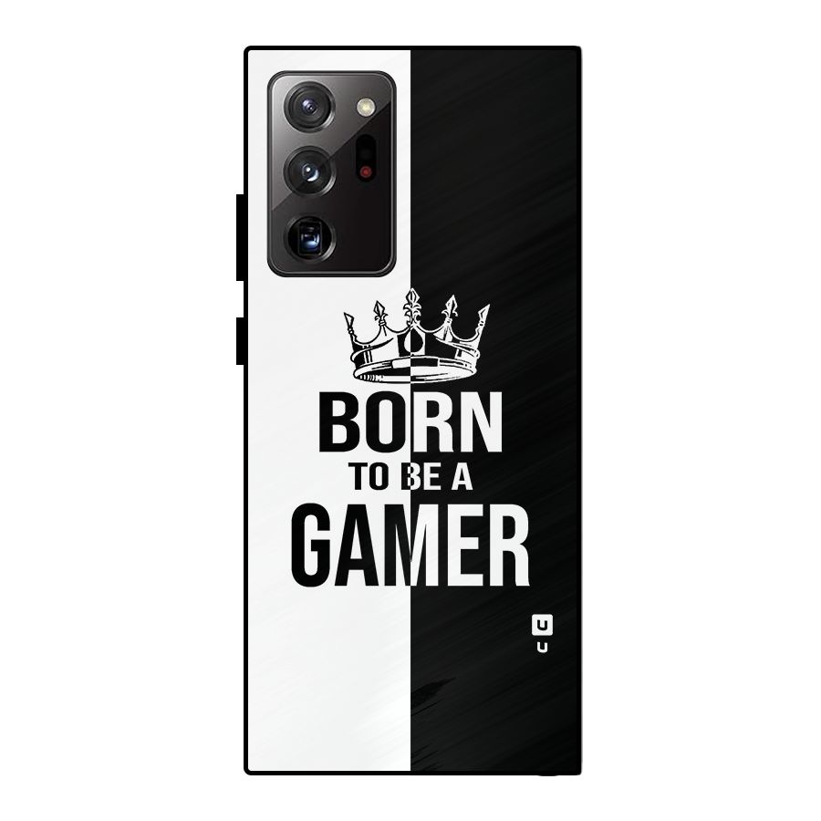 Born To Be Gamer Metal Back Case for Galaxy Note 20 Ultra