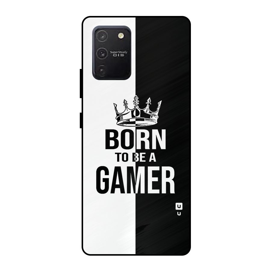 Born To Be Gamer Metal Back Case for Galaxy S10 Lite
