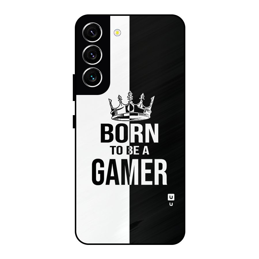 Born To Be Gamer Metal Back Case for Galaxy S22 5G