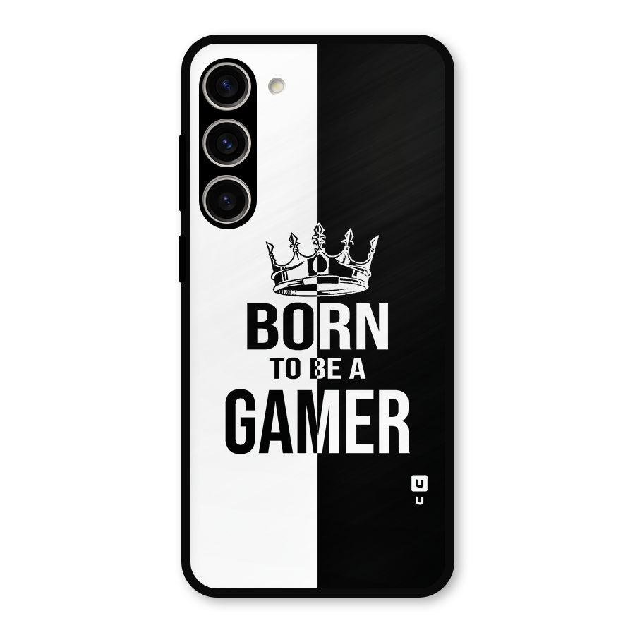 Born To Be Gamer Metal Back Case for Galaxy S23 Plus