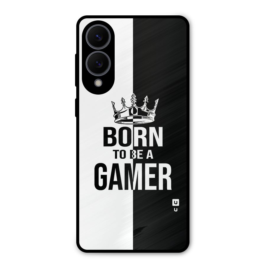 Born To Be Gamer Metal Back Case for Galaxy S25 Edge
