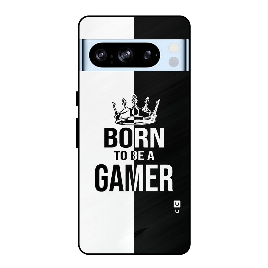 Born To Be Gamer Metal Back Case for Google Pixel 8 Pro