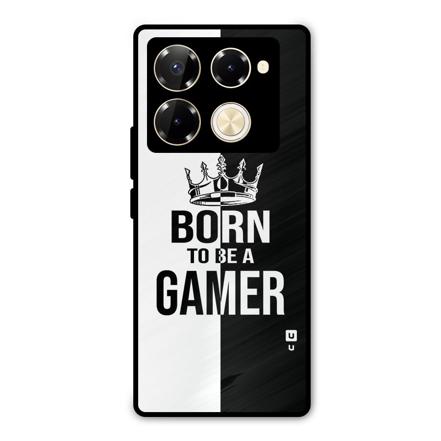 Born To Be Gamer Metal Back Case for Infinix Note 40 Pro Plus