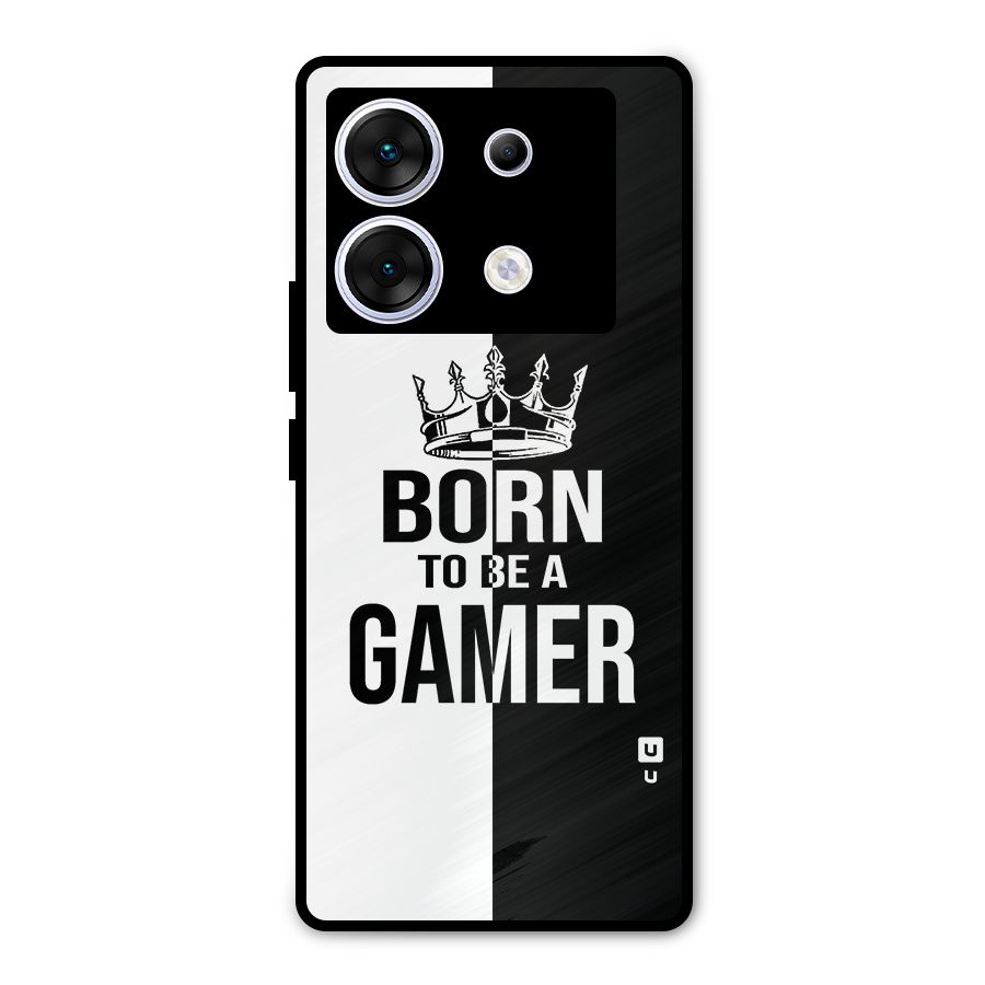 Born To Be Gamer Metal Back Case for Infinix Zero 30 5G