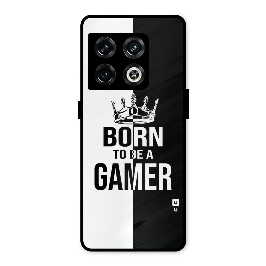 Born To Be Gamer Metal Back Case for OnePlus 10 Pro 5G
