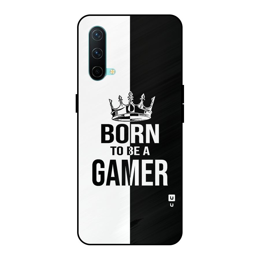Born To Be Gamer Metal Back Case for OnePlus Nord CE 5G