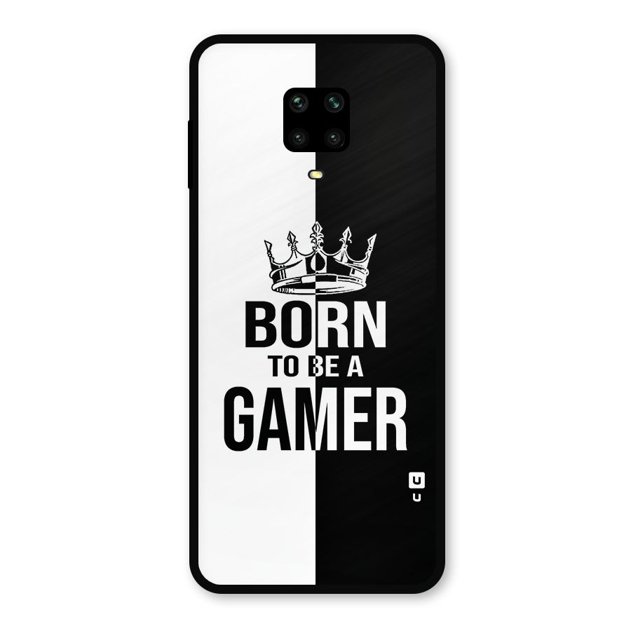 Born To Be Gamer Metal Back Case for Poco M2