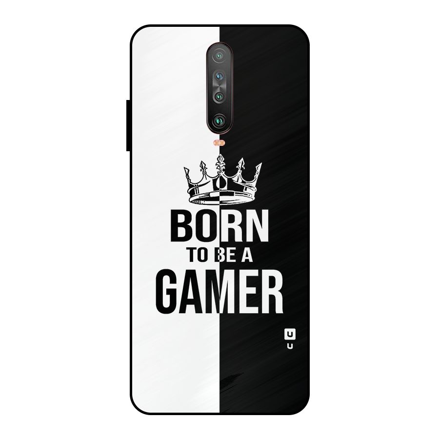 Born To Be Gamer Metal Back Case for Poco X2