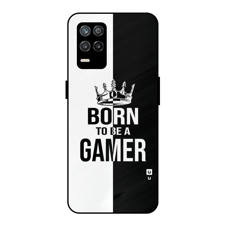 Born To Be Gamer Metal Back Case for Realme 8 5G