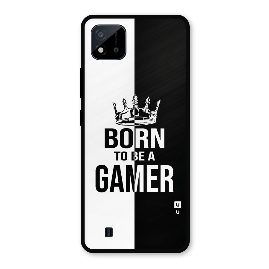 Born To Be Gamer Metal Back Case for Realme C11 2021