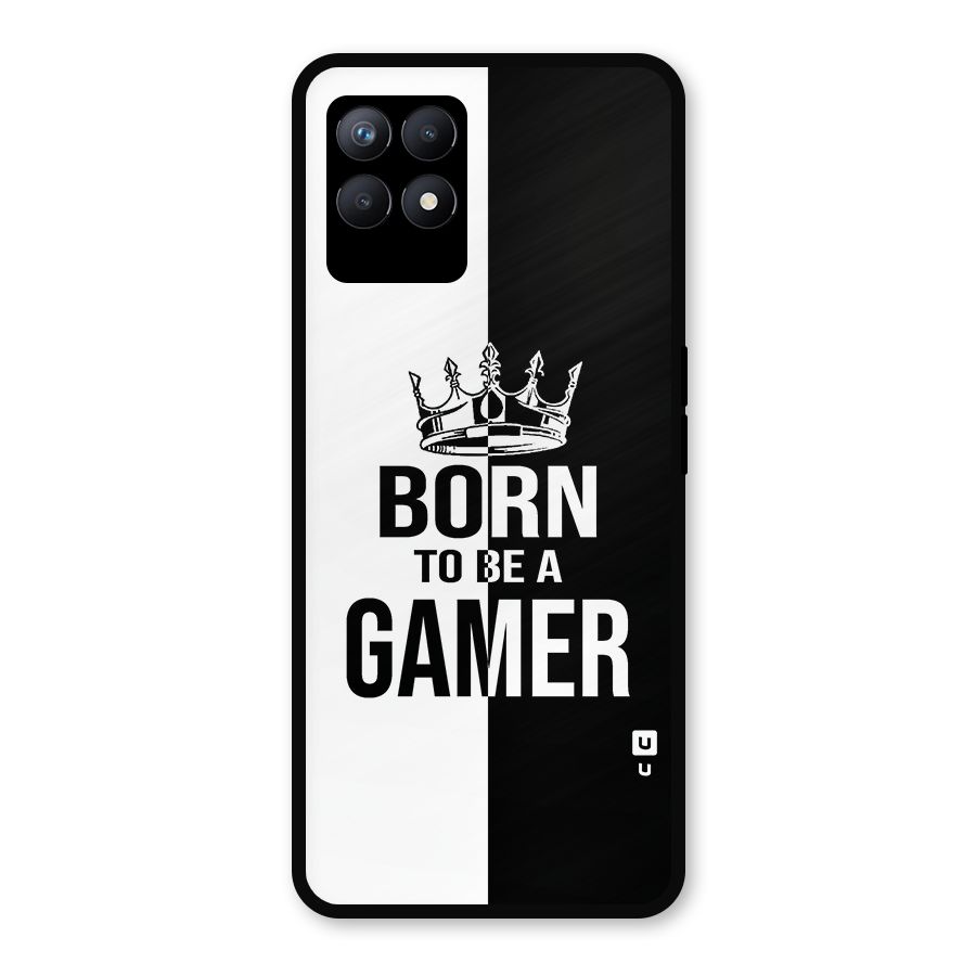 Born To Be Gamer Metal Back Case for Realme Narzo 50