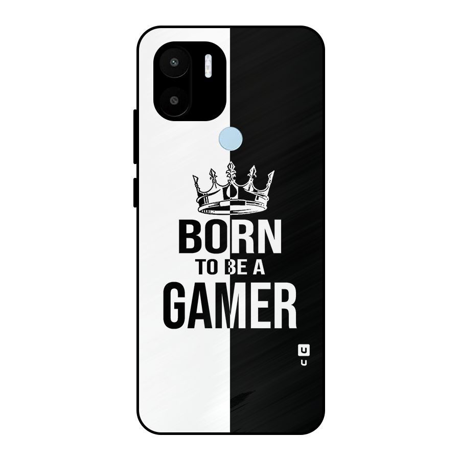 Born To Be Gamer Metal Back Case for Redmi A1+