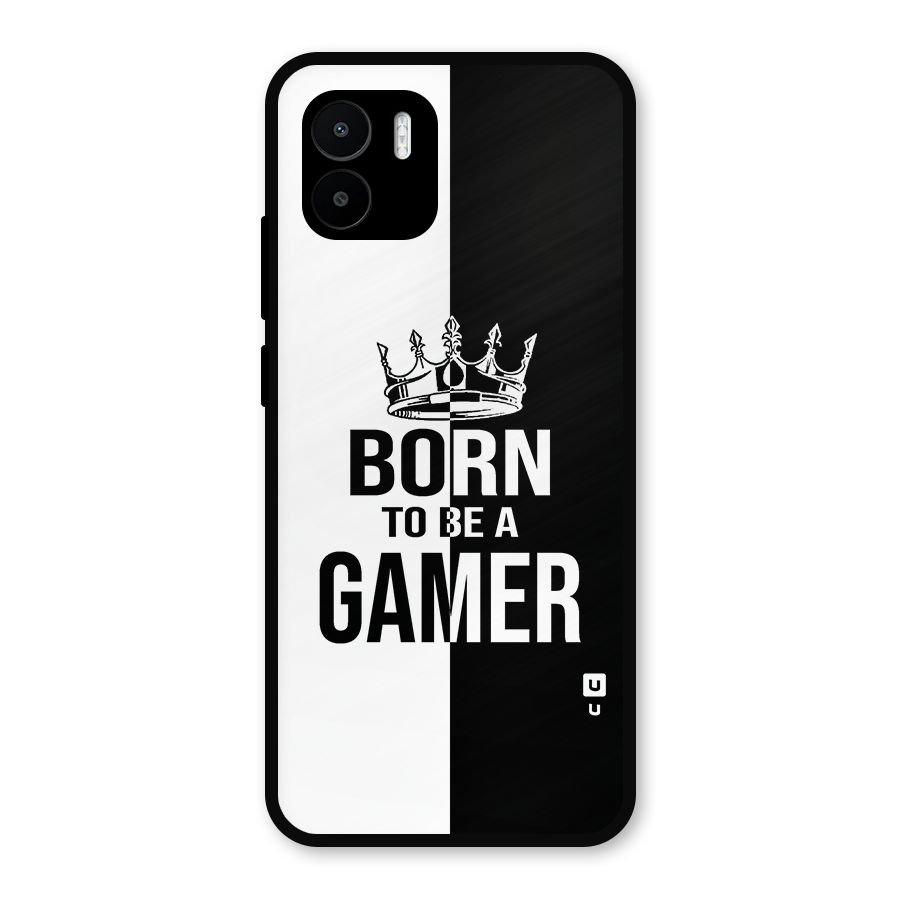 Born To Be Gamer Metal Back Case for Redmi A1
