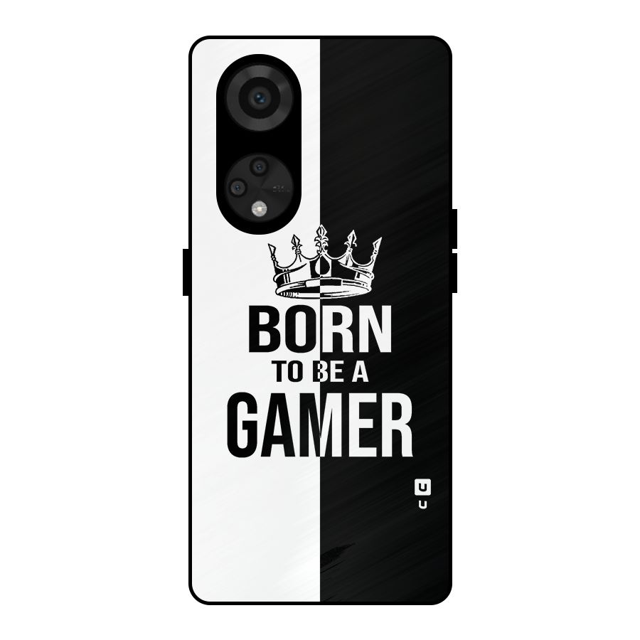 Born To Be Gamer Metal Back Case for Reno8 T 5G