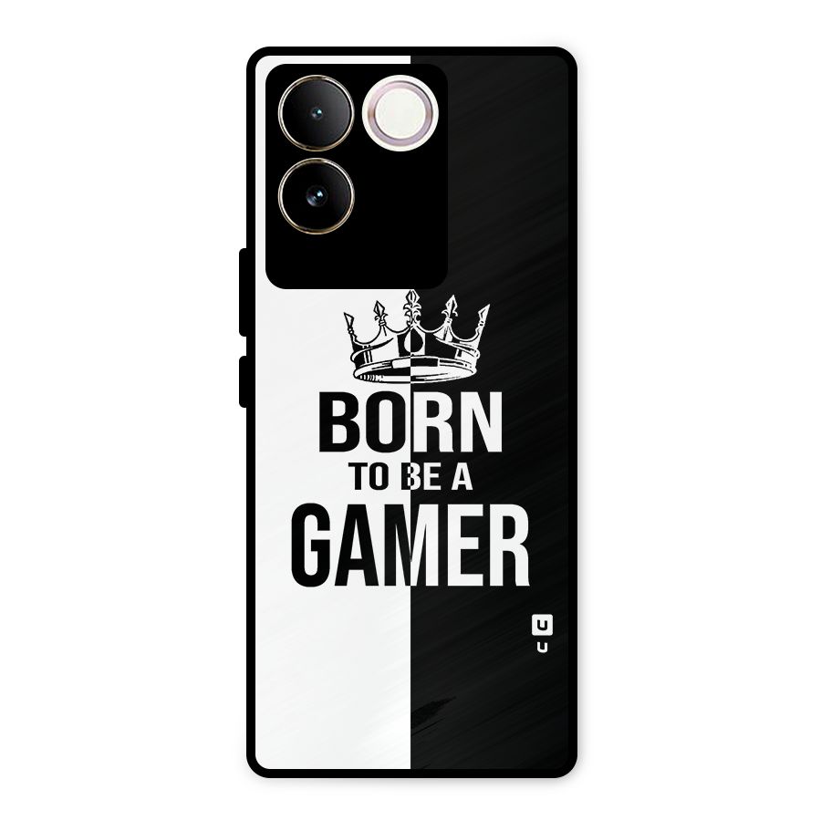 Born To Be Gamer Metal Back Case for Vivo T2 Pro