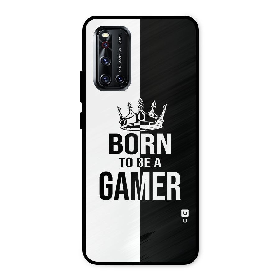 Born To Be Gamer Metal Back Case for Vivo V19